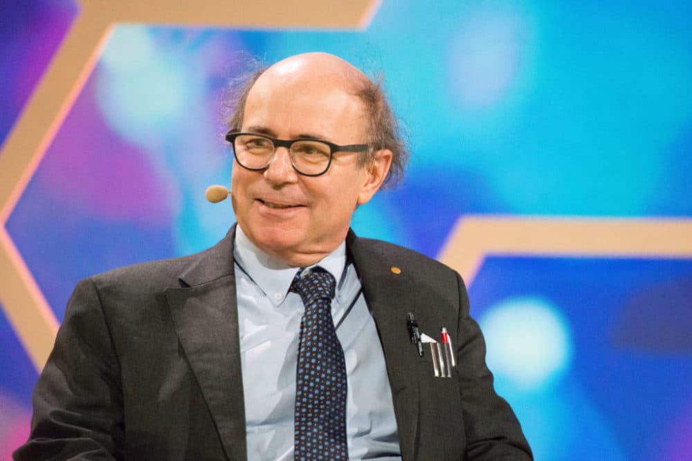 Frank Wilczek, 2004 Laureate of the Nobel Prize in Physics, speaks at ‘Nobel Week Dialogue: the Future of Truth’ conference at at Svenska Massan on December 9, 2017, in Gothenburg, Sweden. (Julia Reinhart/ Getty Images)