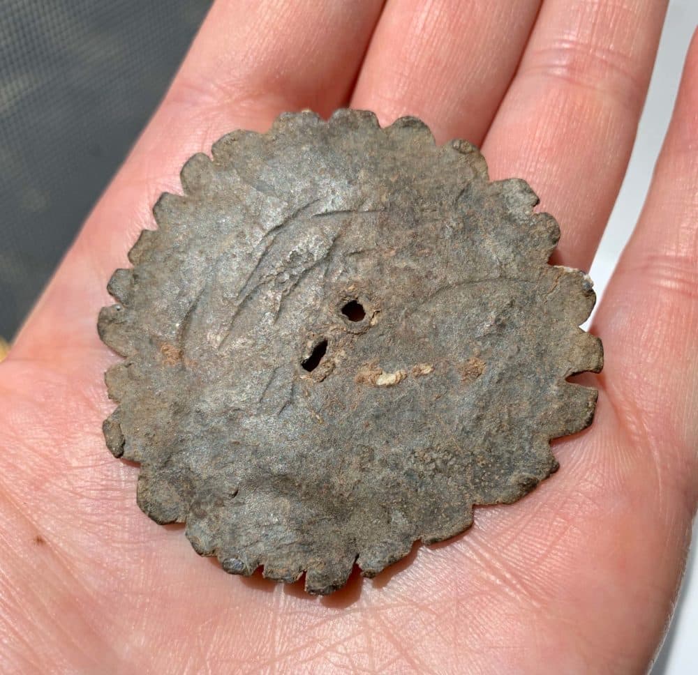 Historians say an 18th-century toy dug up near Faneuil Hall carries a difficult story about Boston's ties to slavery. (Courtesy Boston Archaeology)