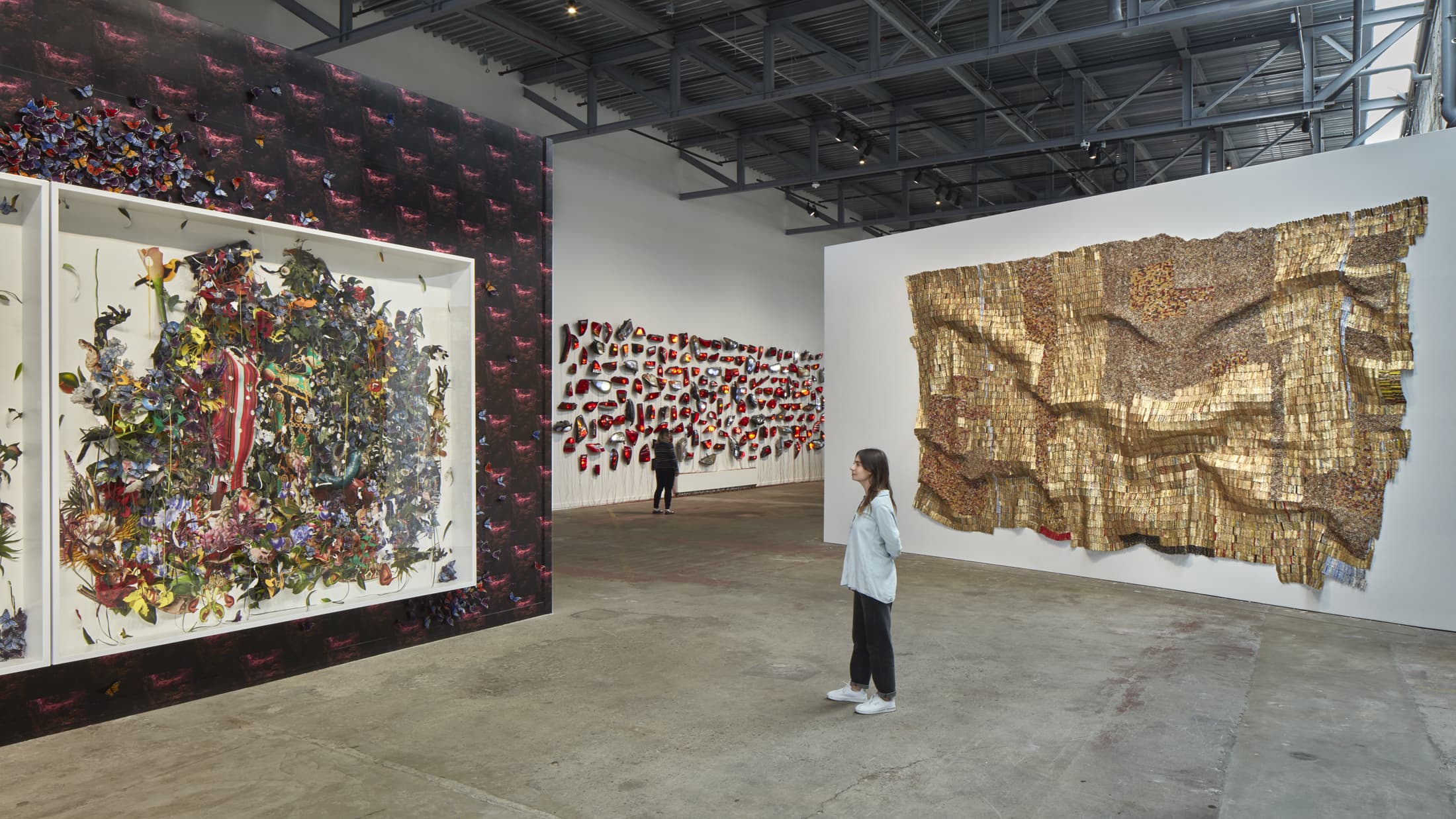 Installation view, &quot;Revival: Materials and Monumental Forms,&quot; the Institute of Contemporary Art/Boston, 2022. (Courtesy Charles Mayer/ICA)