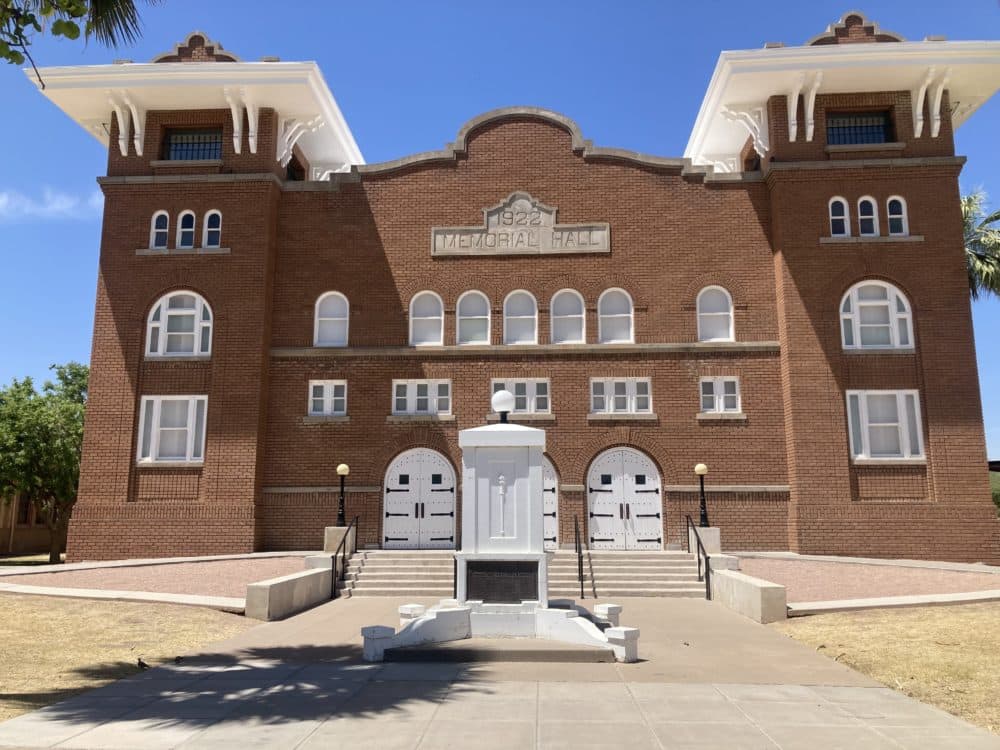 Memorial Hall is one of three buildings that still remain on the campus of Phoenix Indian School. The school operated for nearly 100 years near downtown Phoenix. (Peter O'Dowd)