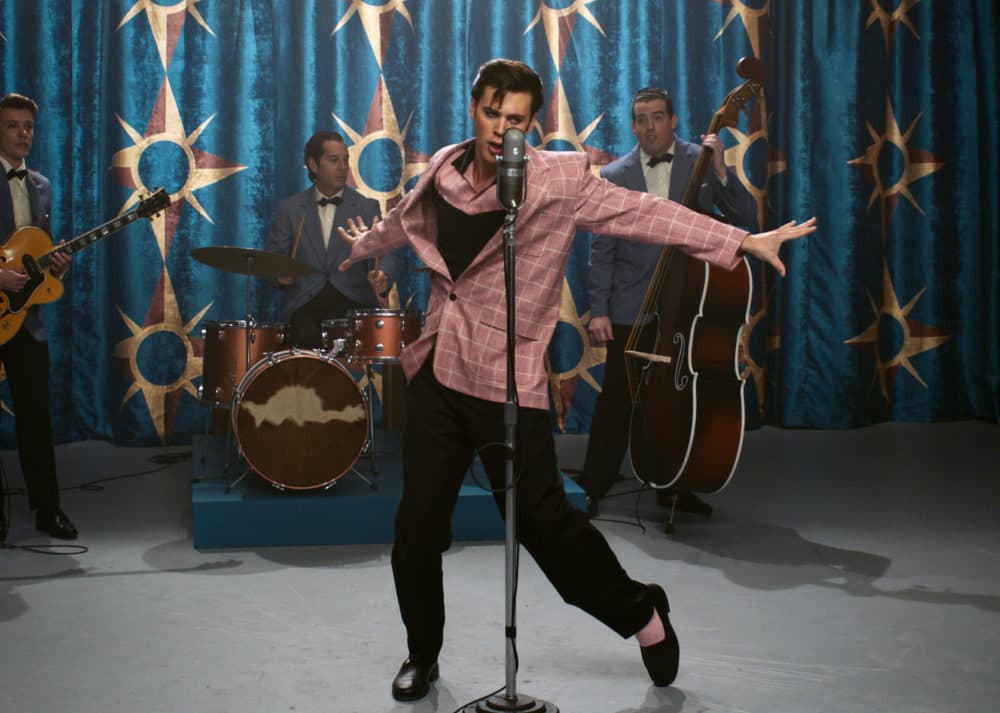 Austin Butler as Elvis in Baz Luhrmann's &quot;Elvis.&quot; (Courtesy Warner Bros. Pictures)