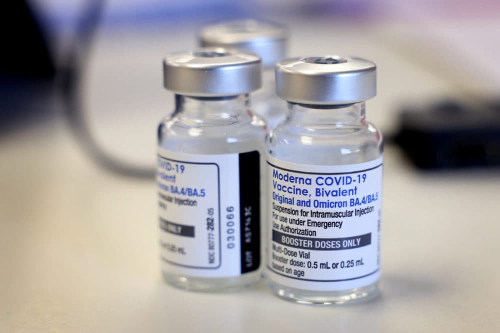 The recently authorized booster vaccine protects against the original SARS-CoV-2 virus and the more recent omicron variants, BA.4 and BA.5. (Scott Olson/Getty Images)
