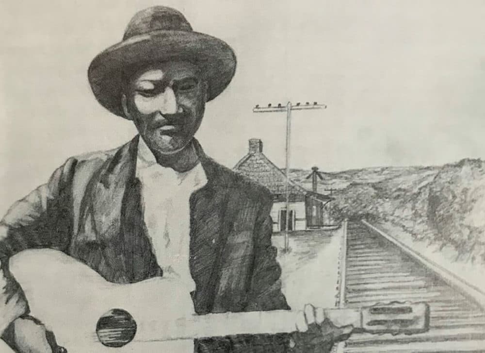 A pencil drawing of Arnold Shultz by an unknown artist. (The IBMA Foundation)