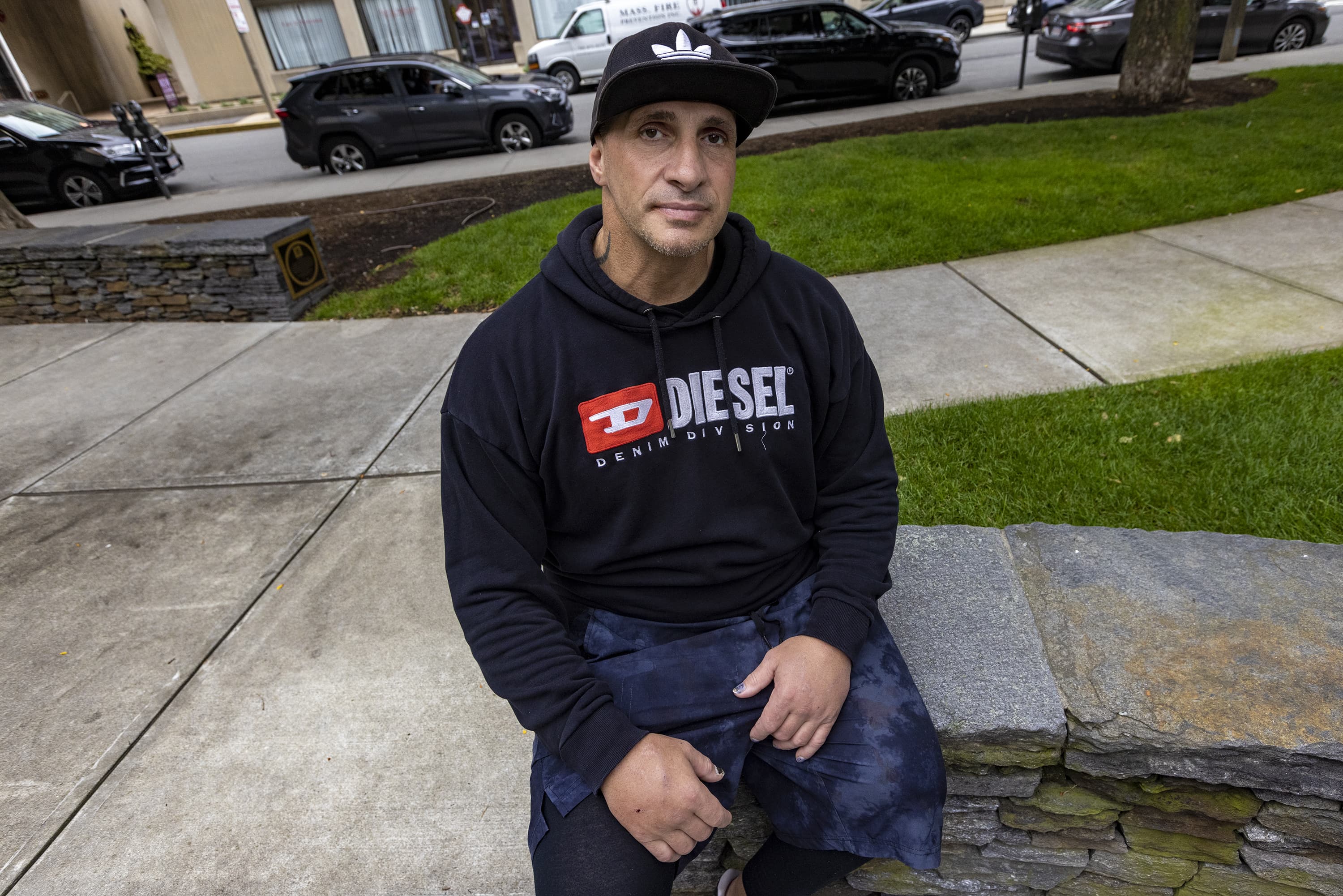 Mike Spinelli now lives in an apartment in Boston's Fenway neighborhood, after living on the streets near &quot;Mass. and Cass&quot; for about five years. (Jesse Costa/WBUR)