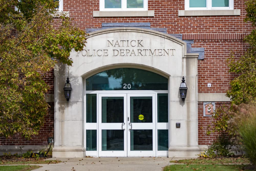 The Natick Police Department. (Jesse Costa/WBUR)