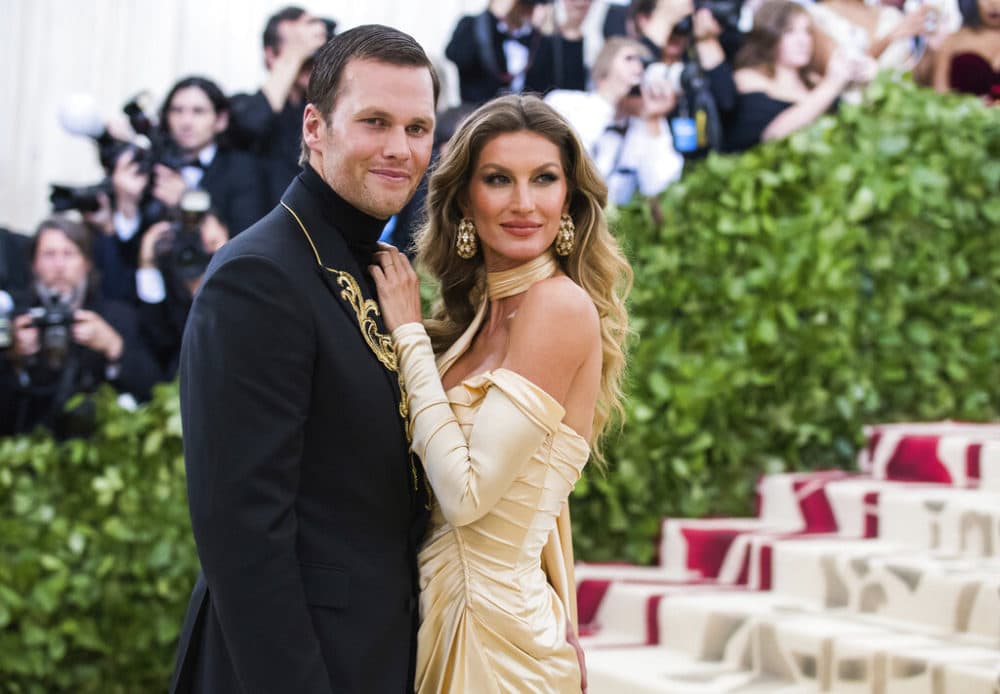 FILE - Tom Brady and Gisele Bundchen attend The Metropolitan Museum of Art's Costume Institute benefit gala on May 7, 2018, in New York. (Charles Sykes/Invision/AP, File)