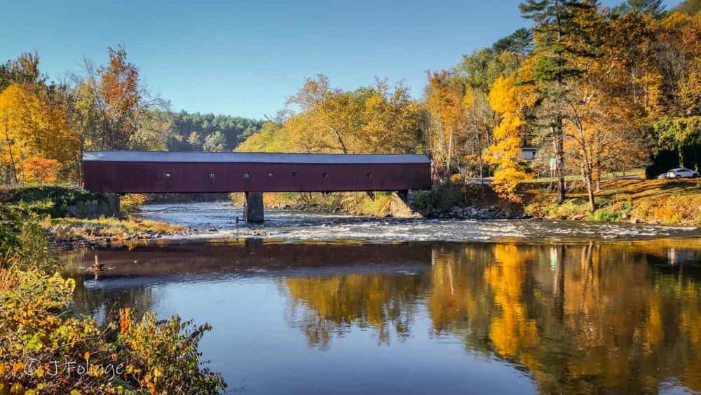 Cornwall covered bridge. It's one of four remaining covered bridges in Connecticut. (Photo courtesy Jeff Folger)