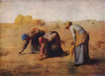 The Gleaners, 1857, by Jean Francois Millet. Painting held at the Musée d'Orsay, Paris. From A History of Painting Volume VIII by Haldane MacFall [T. C. and E. C. Jack, Lodon &; Edinburgh, 1911.] (The Print Collector/Getty Images)