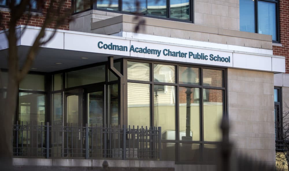 Codman Academy Charter Public School in Dorchester. (Robin Lubbock/WBUR)