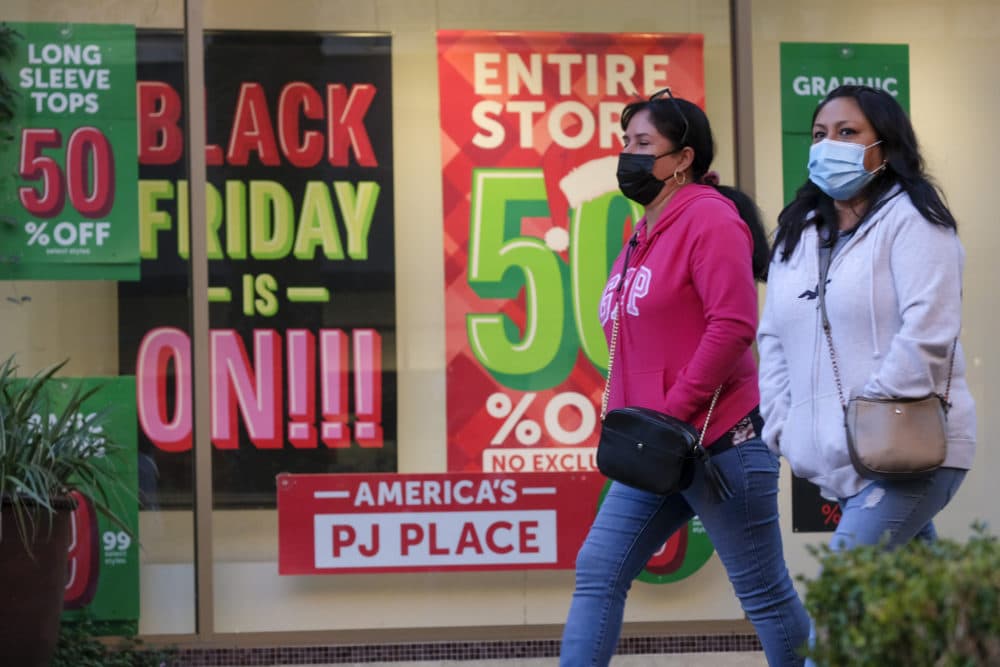 The number of Black Friday shoppers is expected to be lower this year. (Ringo H.W. Chiu/AP)