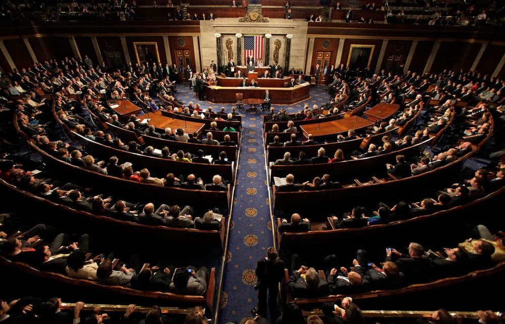 A joint session of Congress meets to count the Electoral College vote from the 2008 presidential election the House Chamber in the U.S. Capitol Jan. 8, 2009 in Washington, DC. (Chip Somodevilla/Getty Images)