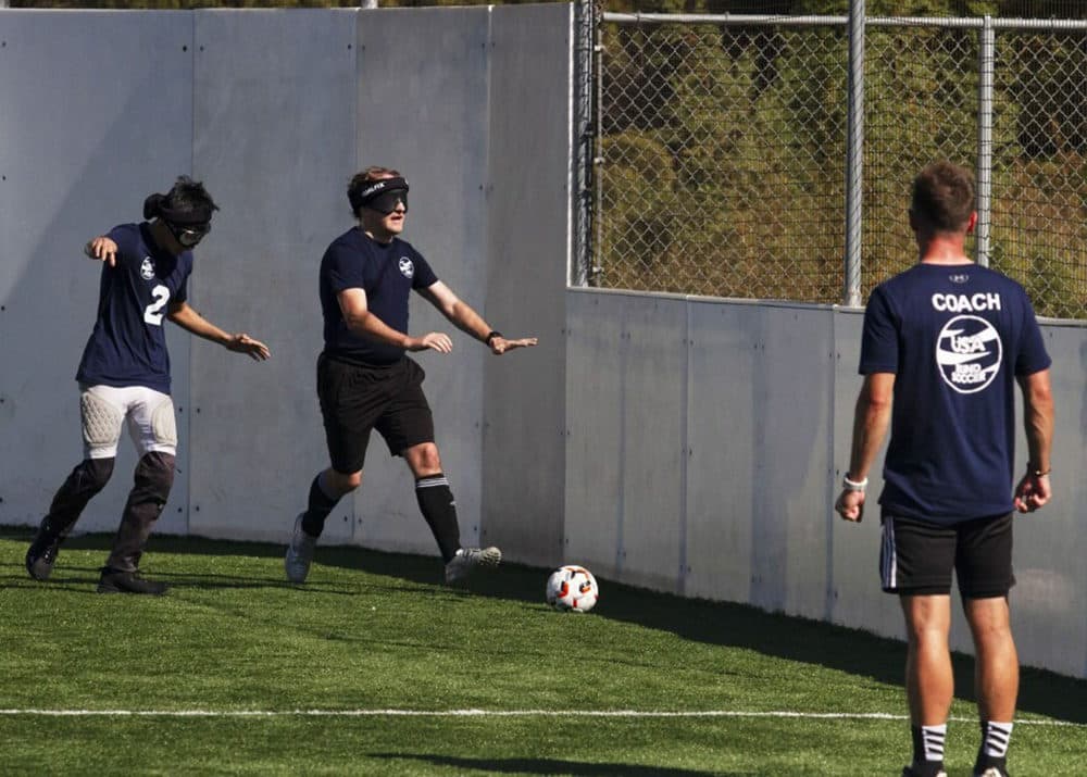 USA Blind Soccer National Team holds tryouts in Chula Vista, California. (Mike Damron/KPBS)