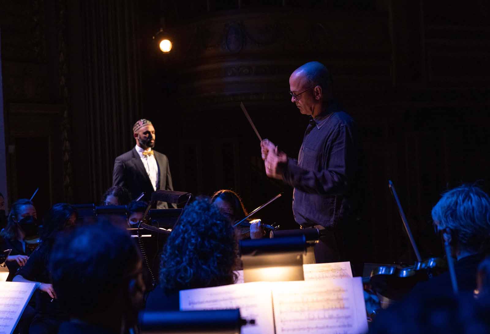 Odyssey Opera's production of Anthony Davis’ “X: The Life and Times of Malcom X&quot; at Dorchester's Strand Theater. (Courtesy Odyssey Opera)