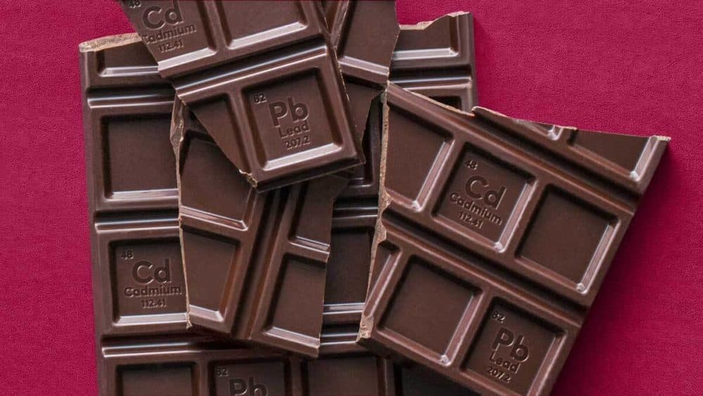 A new study by Consumer Reports confirms that most dark chocolate is contaminated by heavy metals lead and cadmium. (Courtesy of Consumer Reports)