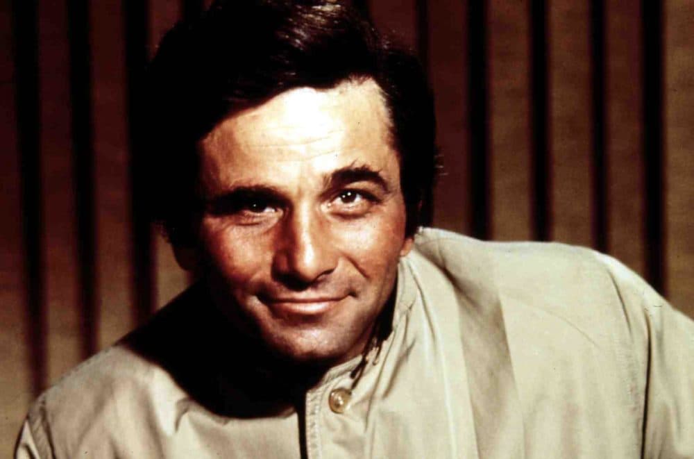 Peter Falk as Lt. Columbo in a 1974 publicity image for the season three episode &quot;Swan Song.&quot; (FilmPublicityArchive/United Archives via Getty Images)