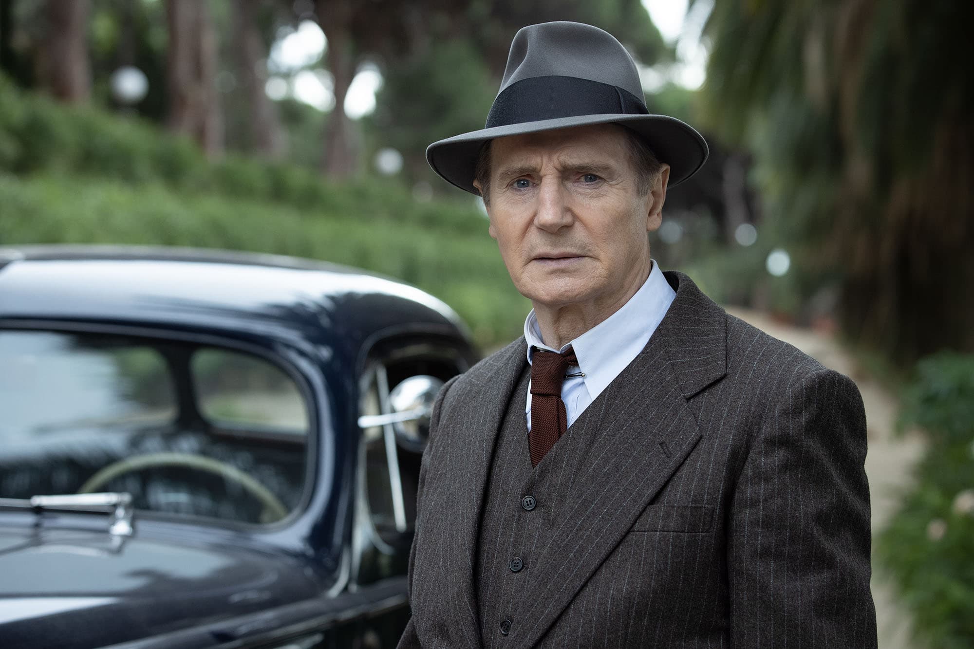 Liam Neeson in &quot;Marlowe.&quot; (Courtesy Briarcliff Entertainment)