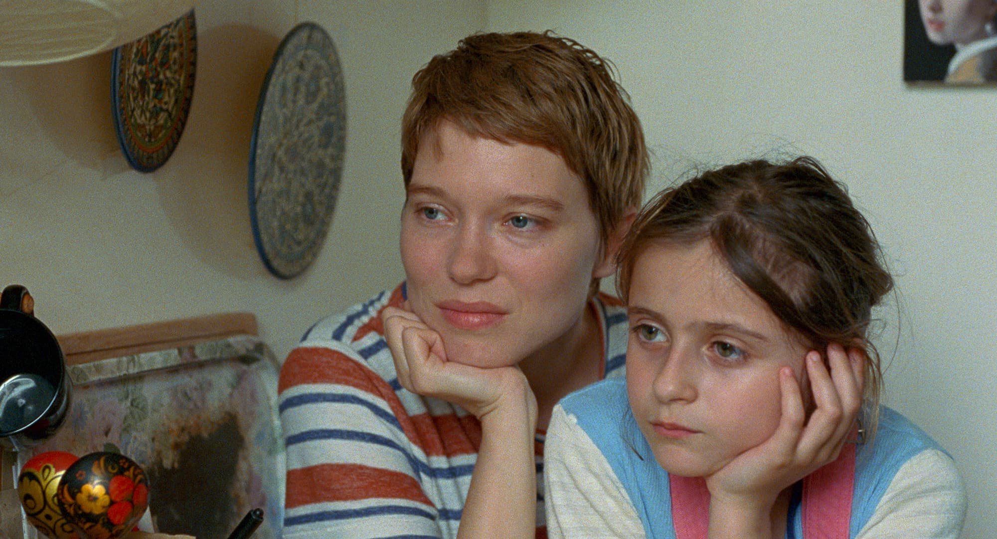 Léa Seydoux and Camille Leban Martins in &quot;One Fine Morning.&quot; (Courtesy Sony Pictures Classics)