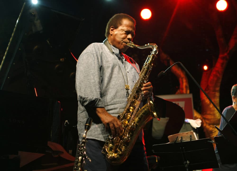 Jazz saxophonist Wayne Shorter performs at the 5 Continents Jazz Festival. (Claude Paris/AP)