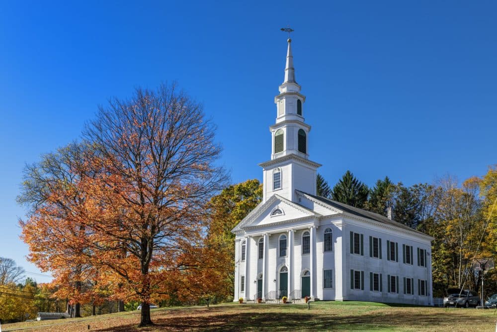 The Church of Christ Congregational in Granby, Massachusetts. (John Greim/LightRocket via Getty Images)
