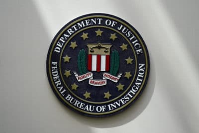 The FBI seal is pictured in Omaha, Neb., Aug. 10, 2022. (Charlie Neibergall/AP)
