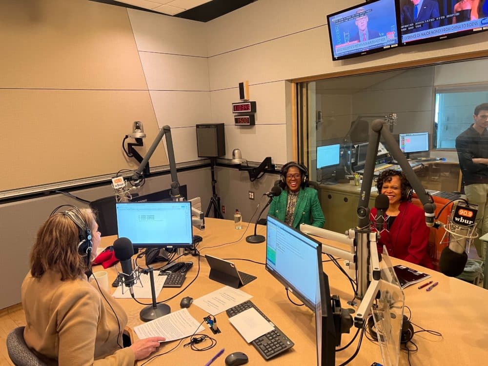 Host Tiziana Dearing in conversation with Simmons University President Lynn Perry Wooten and Debora Jackson, Dean of the Business School at Worcester Polytechnic Institute