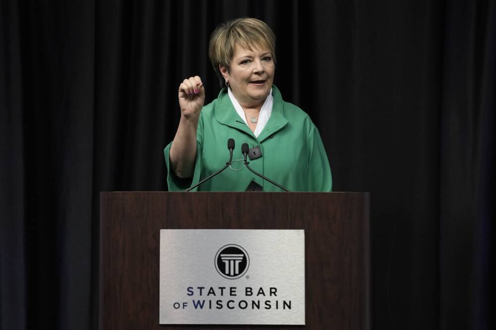 Democratic-supported Janet Protasiewicz won the divisive Wisconsin Supreme Court election. (Morry Gash/AP)