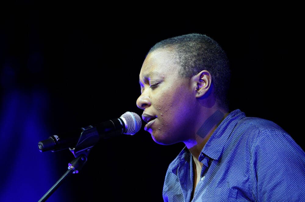 Meshell Ndegeocello performs on stage during a dress rehearsal for 'Seven Songs to Leave Behind' the Melbourne Festival finale concert at Sidney Myer Music Bowl on October 22, 2010 in Melbourne, Australia.  (Graham Denholm/Getty Images)