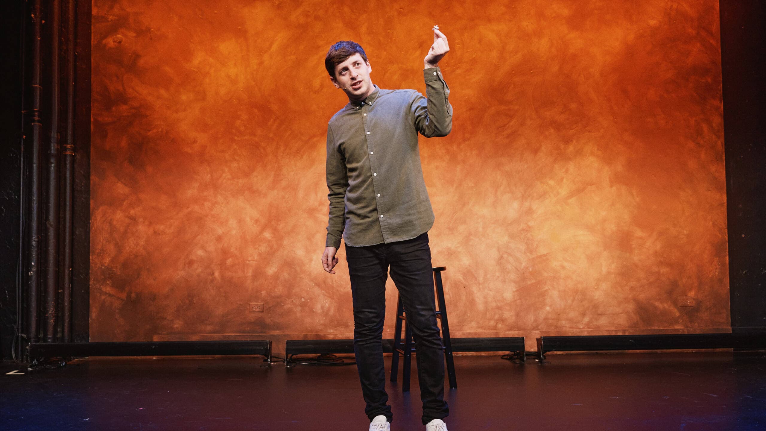 Alex Edelman brings his Broadway-bound show, &quot;Just for Us,&quot; to Boston. (Courtesy Emilio Madrid)