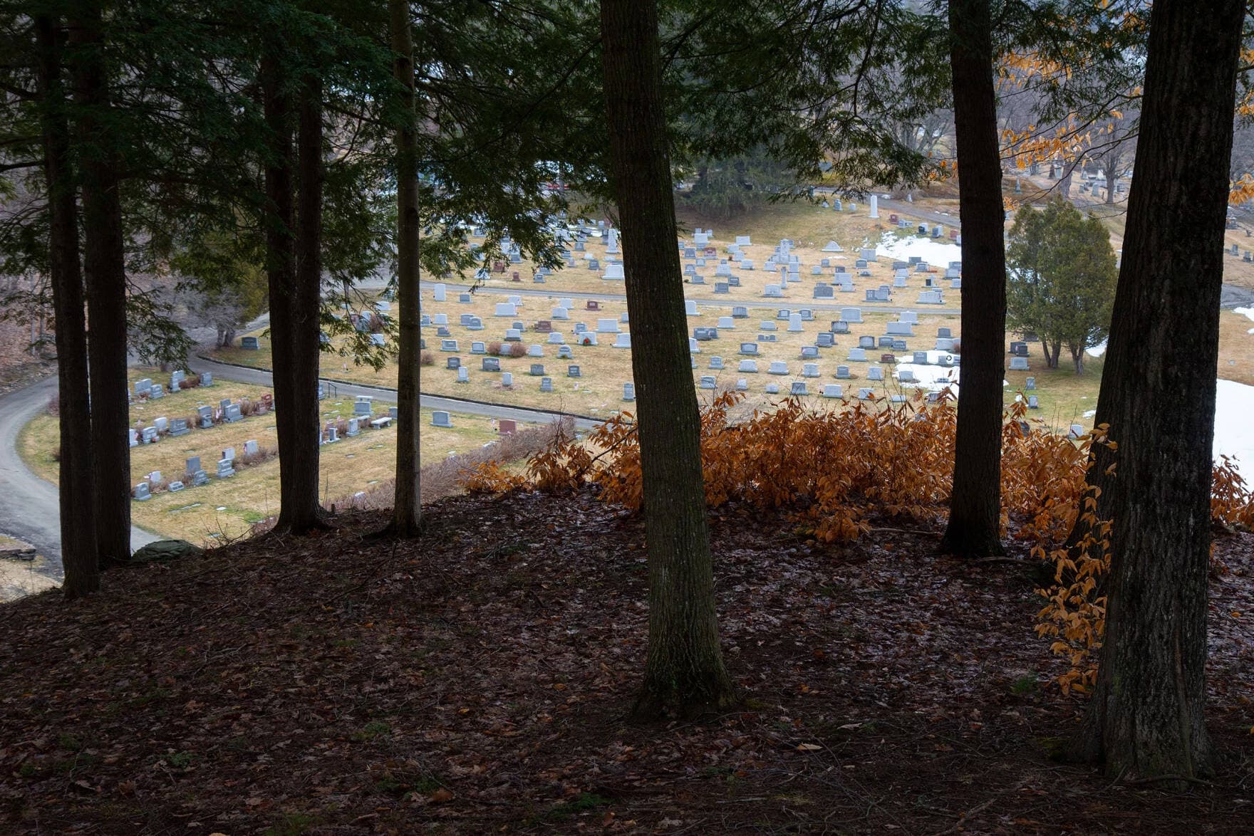 More than 70 cemeteries across New England have started offering natural burials in recent years, including Green Mount Cemetery in Montpelier. That’s where bodies can decompose underground, without the use of embalming fluids or concrete vaults. (Elodie Reed/Vermont Public)