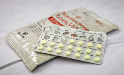 Norethindrone contraceptive tablets. (Robin Lubbock/WBUR)