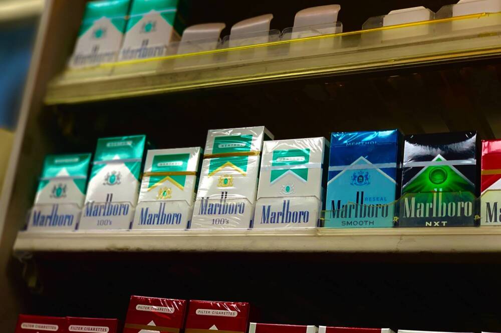 Marlboro cigarettes are made by Philip Morris USA (Jesse Costa/WBUR)