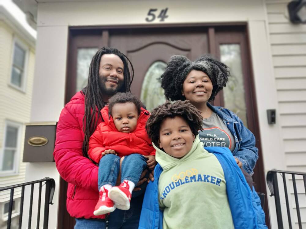 Latoya Gayle and her family from left to right: husband Troy and children August, 1, and Julian, 8. (Courtesy of Latoya Gayle)