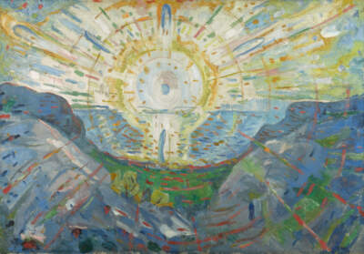 Edvard Munch, &quot;The Sun,&quot; 1912. (Courtesy Munchmuseet/Ove Kvavik and Artists Rights Society, New York)