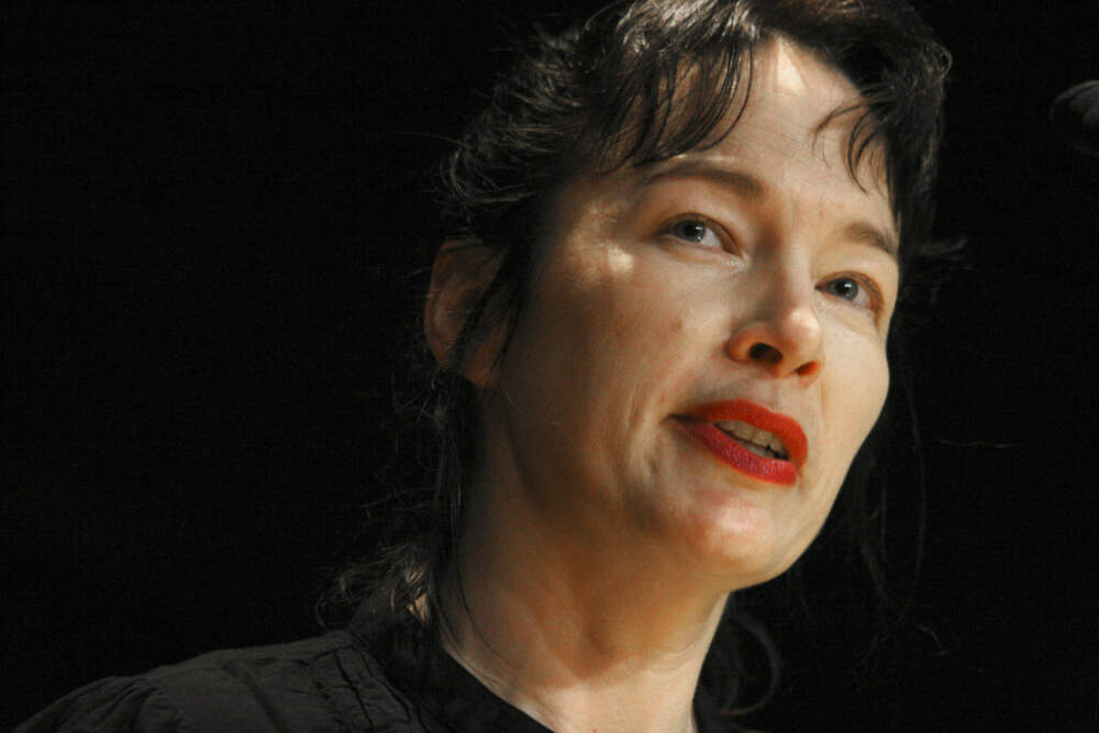 Author Alice Sebold speaks at the Sunday Book and Author Breakfast at BookExpo America, June 3, 2007 in New York. (Tina Fineberg/AP)