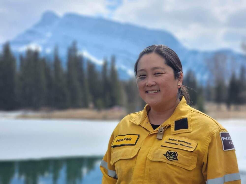 Jane Park is a fire and vegetation specialist in Banff National Park in Alberta, Canada. (Courtesy of Jane Park)