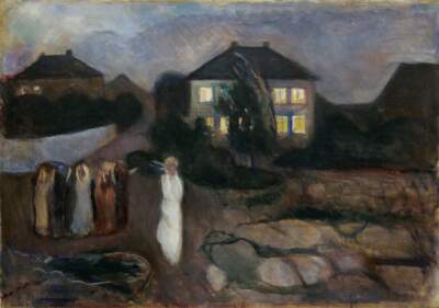 Edvard Munch's &quot;The Storm,&quot; 1893. (Courtesy The Munch Museum / The Munch-Ellingsen Group / Artists Rights Society (ARS), New York)
