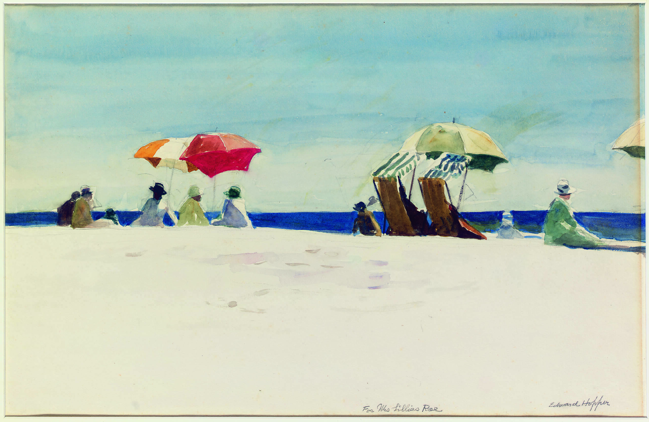 Edward Hopper, &quot;Beach, Bass Rocks,&quot; 1923-24. (Courtesy Christie’s; heirs of Josephine N. Hopper; Artists Rights Society, NY)