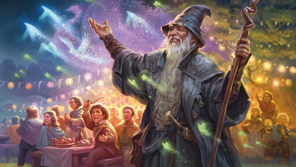 Art of card &quot;Gandalf, Friend of the Shire,&quot; by Dmitry Burmak, from the newly-released &quot;Tales of Middle-earth&quot; set. (Courtesy of Wizards of the Coast)