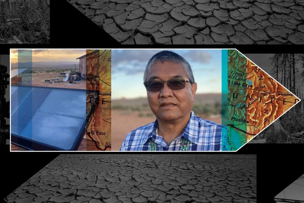 Tribal member Jerry Williams is a community leader who helped bring hydropanels to the Navajo Nation. (Peter O'Dowd/Here & Now)