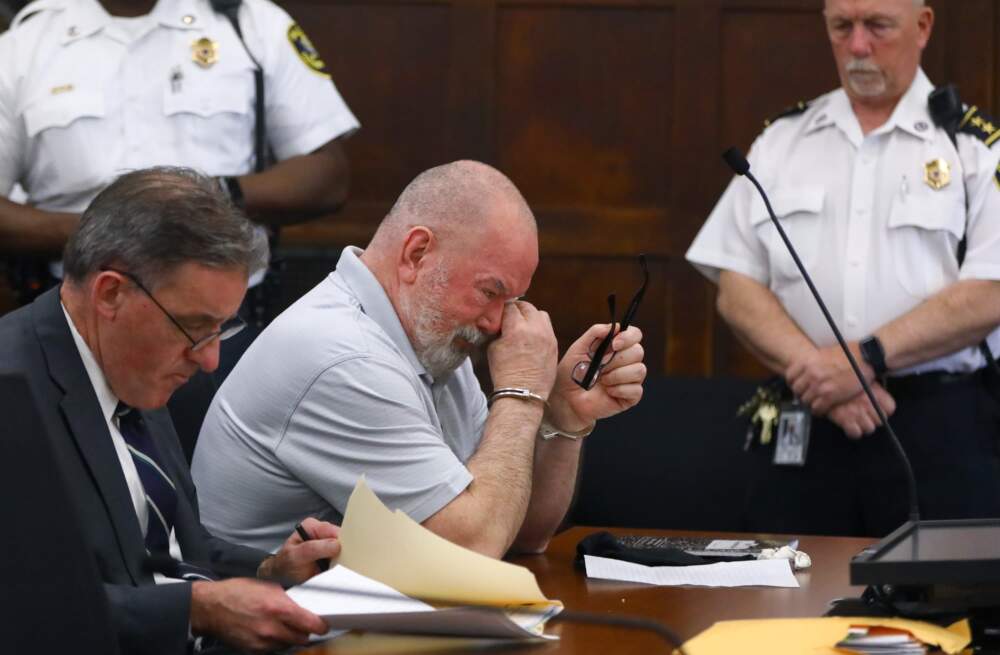Patrick M. Rose Sr., former president of the Boston Police Patrolmen's Association, appeared in in court at his sentencing in 2022. (Photo by Pat Greenhouse/The Boston Globe via Getty Images)