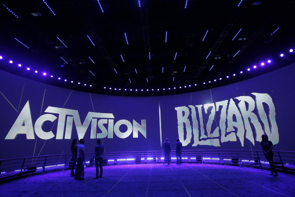 The Activision Blizzard Booth is shown during the Electronic Entertainment Expo in Los Angeles. (Jae C. Hong/AP)