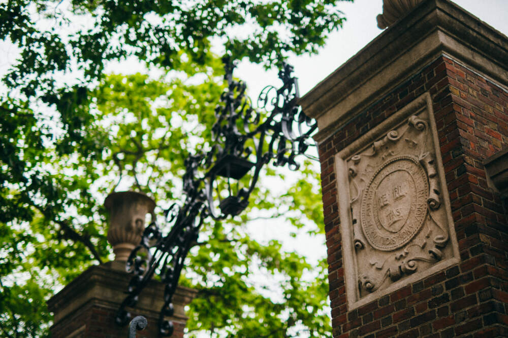 A gate at Harvard University. (Getty Images)