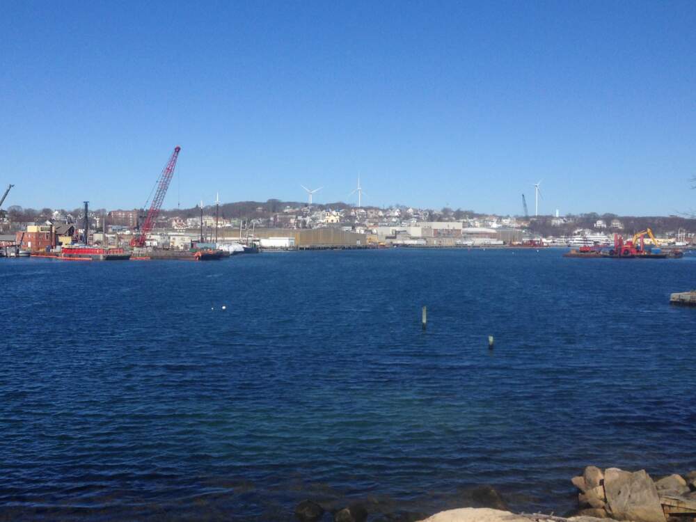 A section of the Gloucester Harbor where cleanup efforts, including the removal of sediment, have taken place since 2015. (Courtesy NOAA)