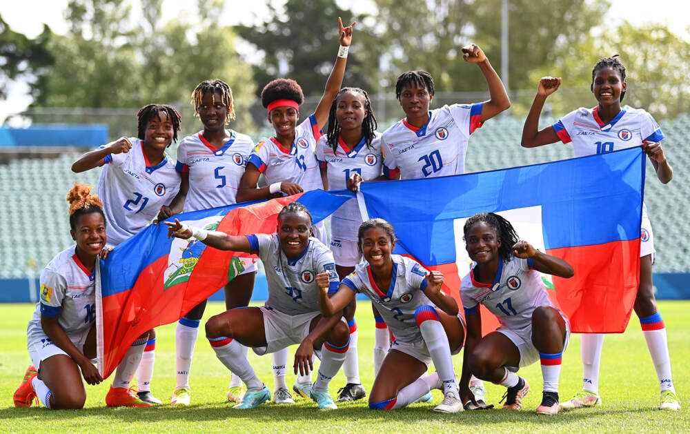 Haiti's women's soccer team heads to the World Cup this week. (Hannah Peters/FIFA via Getty Images)