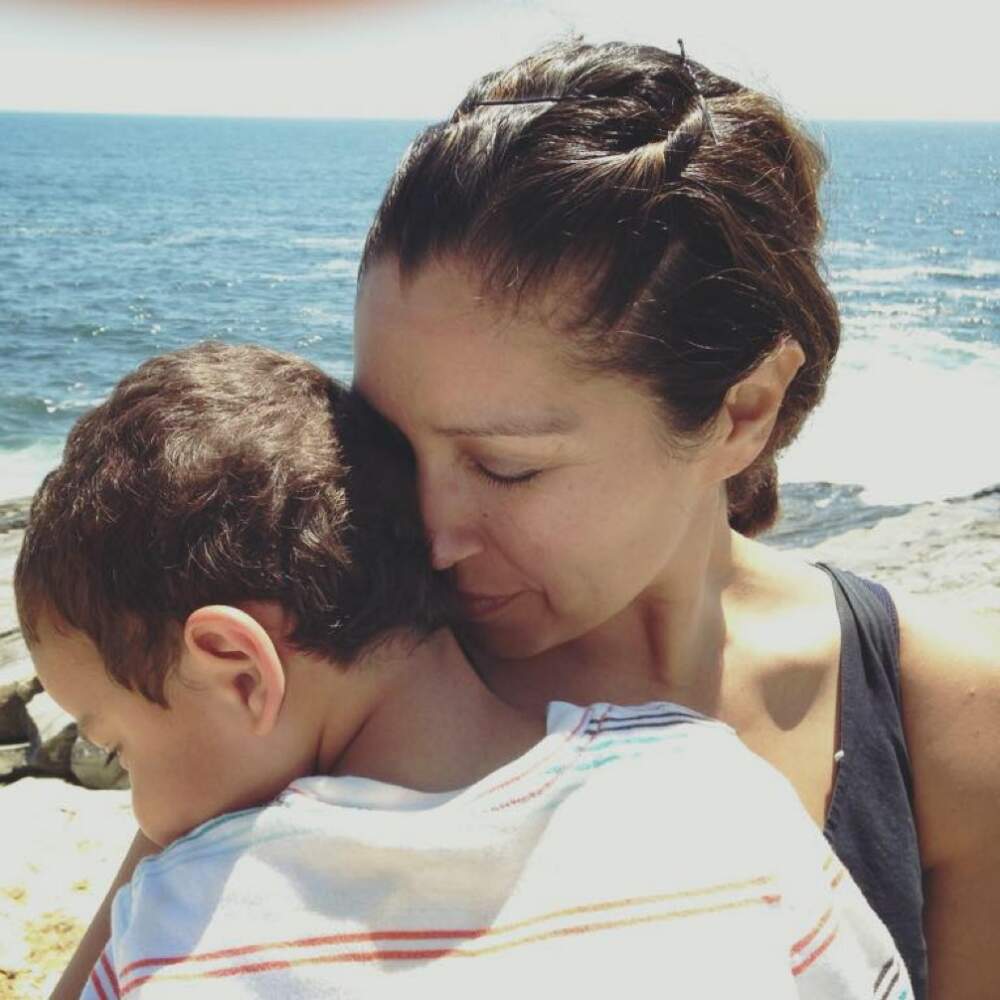 The author with her son, who is now 10 years old. (Courtesy Jennifer De Leon)
