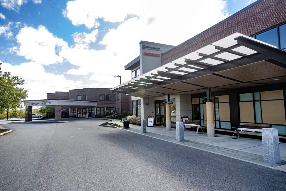 UMass Memorial HealthAlliance - Clinton Hospital in Leominster, MA. (Jesse Costa/WBUR)