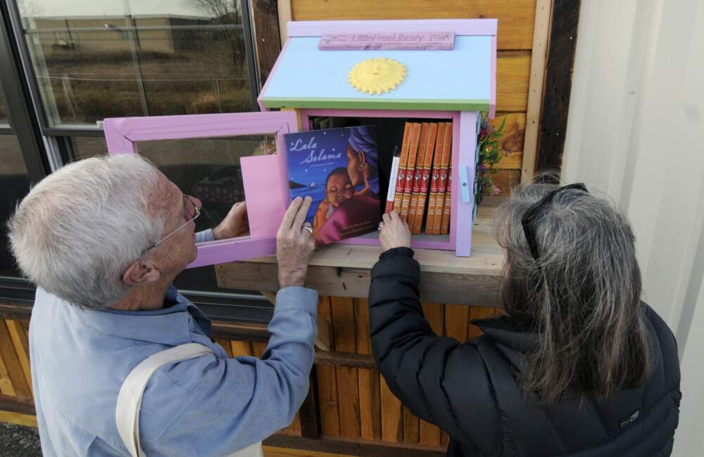 A Little Free Library lending box. (Jim Mone/AP)