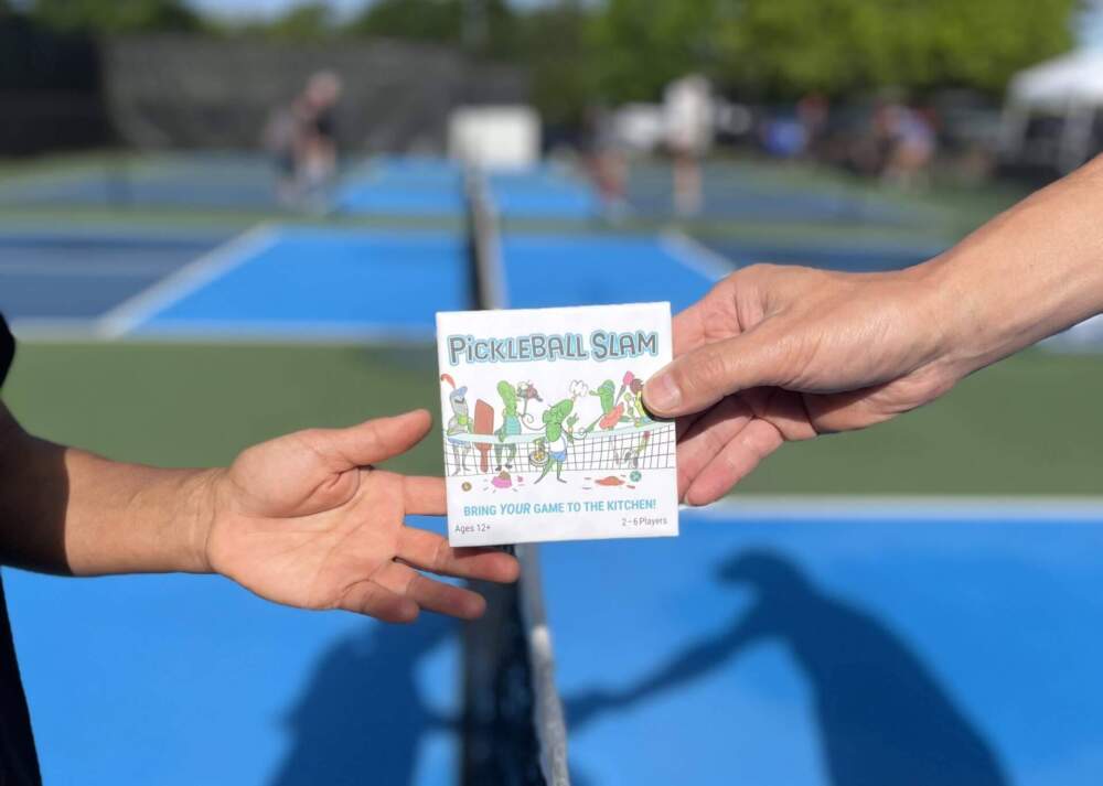 Pickleball Slam incorporates the game's strategies and terminology with an action-packed game including characters ranging from a ballerina, a superhero, a few chefs and a knight in shining armor. (Courtesy of Marcella Meyer)