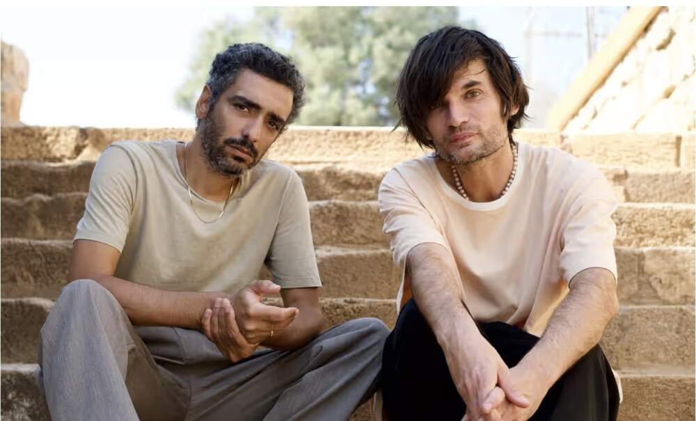 The latest album by Dudu Tassa (left) and Jonny Greenwood (right) is called &quot;Jarak Qaribak.&quot; (Shin Katan)