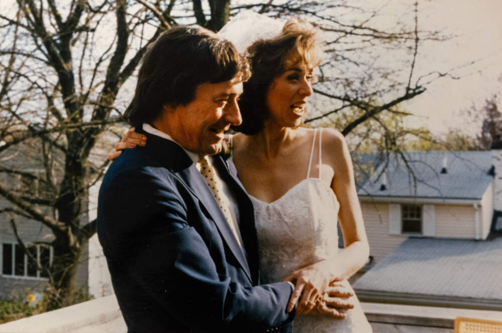 The author and her late husband, Jack Thomas, on their wedding day in May 1992. (Courtesy Geri Denterlein)